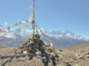 Prayer flags in Upper Mustang