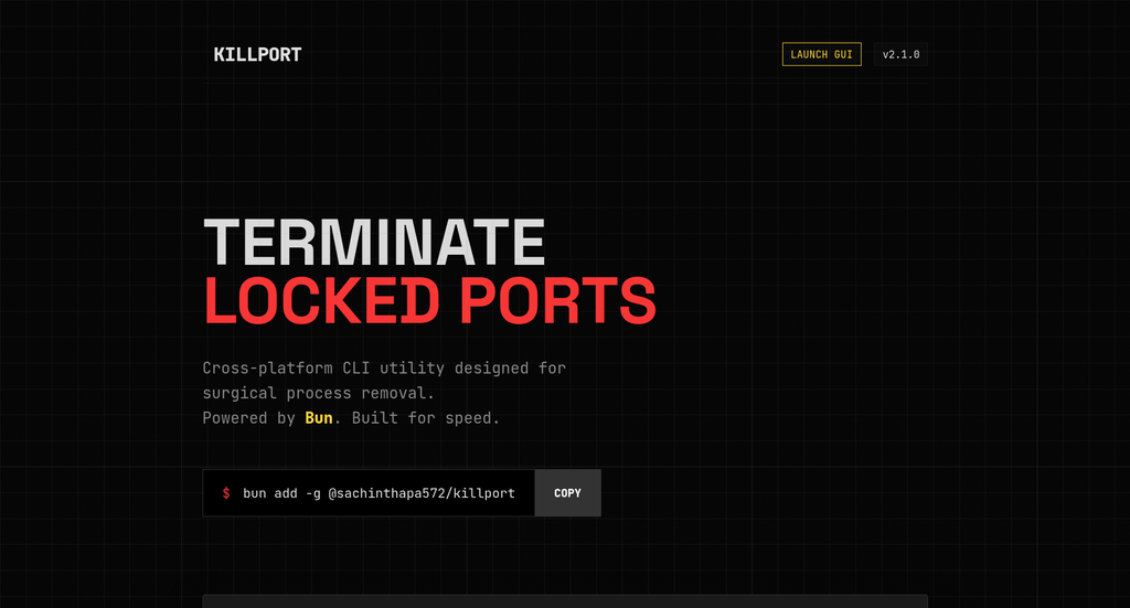 killport — Kill Port Processes