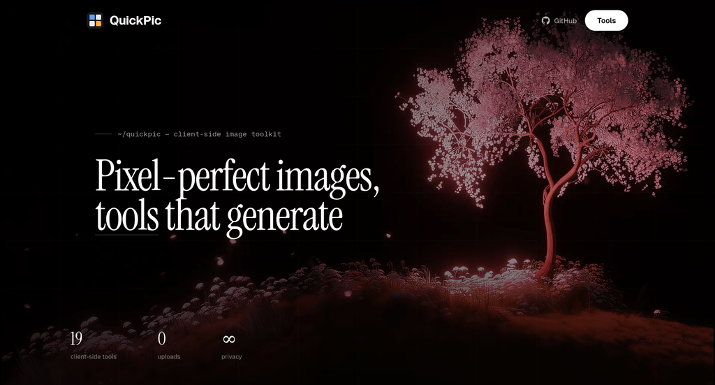 QuickPic — In-Browser Image Toolbox